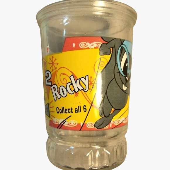 The Adventures Of Rocky  Bullwinkle Glasses 1 2 Bama Vintage Universal Studios - Picture 11 of 14